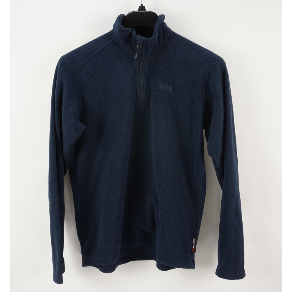 Helly Hansen Daybreaker 1/2 Zip Fleece Men's Medium Navy Blue Polartec Pullover